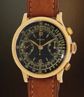 Rolex Rolex Chronograph 2508 37mm Yellow gold Black