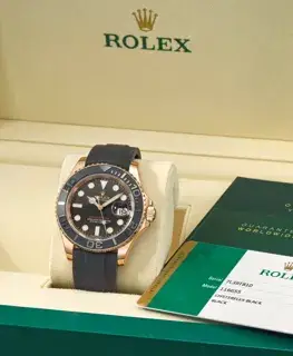 Rolex Rolex Yacht-Master 116655 40mm Rose gold Black · 116655