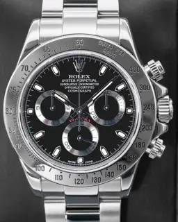 Rolex Rolex Daytona 116520 40mm Stainless steel Black