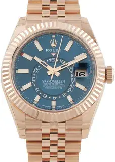 Rolex Rolex Sky-Dweller 336935 42mm Rose gold Blue