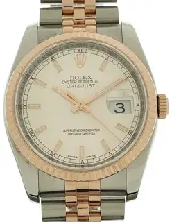Rolex Rolex Datejust 116231 36mm Stainless steel Pink, Price & Market Data