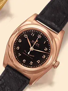 Rolex Rolex Oyster Perpetual 3131 Rose gold Black