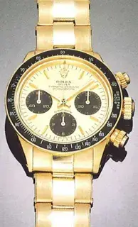 Rolex Rolex Daytona 6239 38mm 18k yellow gold Black and Golden