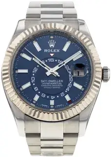 Rolex Rolex Sky-Dweller 326934 42mm White gold and Stainless steel Blue, Price & Market Data