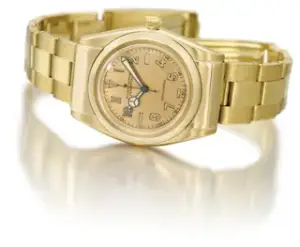 Rolex Rolex Oyster Perpetual 3065 33mm 14k yellow gold Salmon