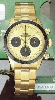 Rolex Rolex Daytona 6263 36mm Yellow gold Black