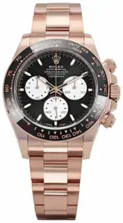 Rolex Rolex Daytona 126525 40mm Rose gold Black