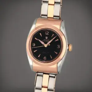 Rolex Rolex Oyster Perpetual 3065 33mm Yellow gold and Stainless steel Black