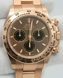 Rolex Rolex Daytona 126505 40mm Rose gold Black and Brown
