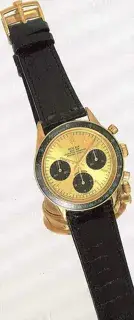 Rolex Rolex Daytona 6265 37mm 14k yellow gold Black and Golden