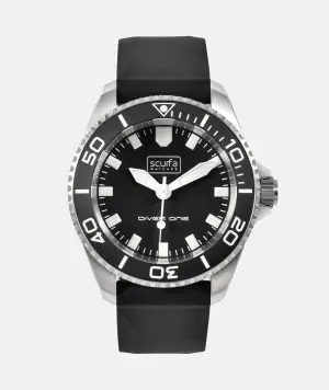 Scurfa Diver One D1-500 ND Black | Scurfa Watches
