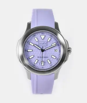 Scurfa Top Side Crew Stainless Steel Lilac Dial - Ladies | Scurfa Watches