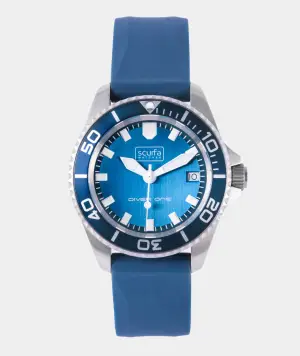 Scurfa Diver One D1-500 Titanium Proto Dial Blue 2021 | Scurfa Watches