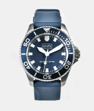 Scurfa Diver One D1-500 ND Titanium Blue | Scurfa Watches