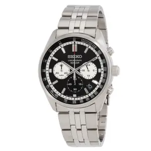 Seiko SeikoChronograph Quartz Black Dial Men's Watch SSB429P1
