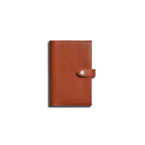 Shinola Medium Snap Journal Cover - Rust