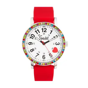Speidel Brilliance Line Watch with Multi Color Crystalized Case