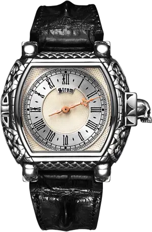 Strom Guilloché, One Hand Silver 925 - Stromwatches