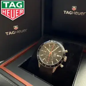 TAG Heuer TAG Heuer Carrera CV2014.FT6014 42mm Stainless steel Black