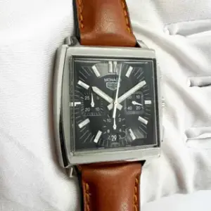 TAG Heuer TAG Heuer Monaco CS2111 30mm Stainless steel Black