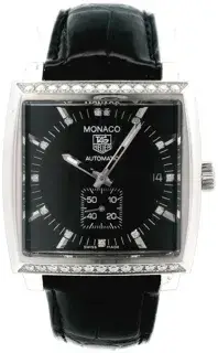 TAG Heuer TAG Heuer Monaco WW2118 40mm Stainless steel Black