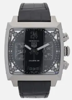 TAG Heuer TAG Heuer Monaco CAL5113 40mm Stainless steel Black