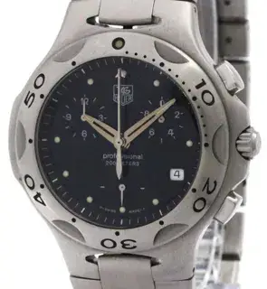 TAG Heuer TAG Heuer Kirium CL1110 39mm Stainless steel Black