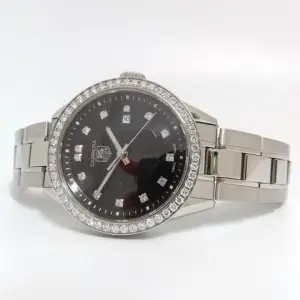 TAG Heuer TAG Heuer Carrera LadyBlack Diamond Dial 27MM Factory Diamond Bezel Quartz WV1412