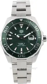 TAG Heuer TAG Heuer Aquaracer WAY201S.BA0927 43mm Stainless steel Green