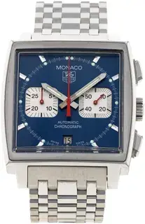 TAG Heuer TAG Heuer Monaco CW2113.BA0780 38mm Stainless steel Blue