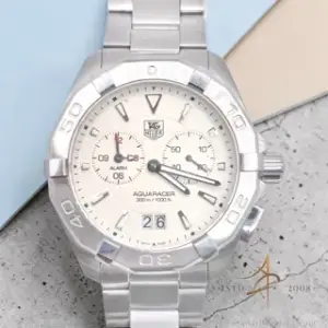 TAG Heuer TAG Heuer Aquaracer WAY111Y 41mm Stainless steel White