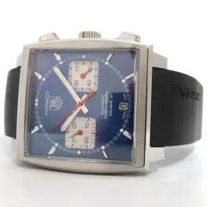 TAG Heuer TAG Heuer Monaco Calibre 12Blue Dial Stainless Steel 39MM Automatic CAW2111-0