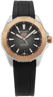 TAG Heuer TAG Heuer Aquaracer WBP2151-0 40mm Rose gold and Stainless steel Black