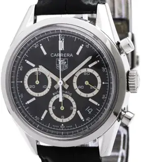 TAG Heuer TAG Heuer Carrera CV2113 39mm Stainless steel Black