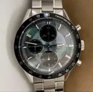 TAG Heuer TAG Heuer Carrera CV201K Stainless steel Black and Silver