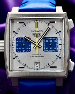 TAG Heuer TAG Heuer Monaco CAW218E.FC6565 39mm Titanium Green and Silver