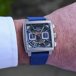 TAG Heuer TAG Heuer Monaco CBL2182.FT6235 39mm Titanium Blue, Price & Market Data
