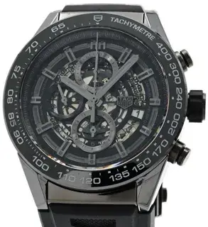 TAG Heuer TAG Heuer Carrera CAR2A90.FT6071 45mm Ceramic and Titanium and Stainless steel Skeletonized