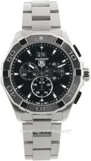TAG Heuer TAG Heuer Aquaracer CAY1110.BA0927 43mm Stainless steel Black, Price & Market Data