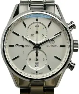 TAG Heuer TAG Heuer Carrera CAR2111 41mm Stainless steel Silver