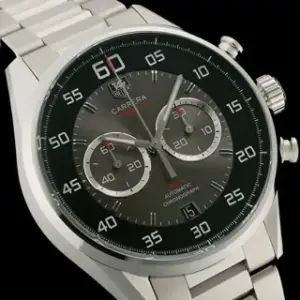 TAG Heuer TAG Heuer Carrera CAR2B10.BA0799 43mm Stainless steel Black