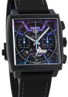 TAG Heuer TAG Heuer Monaco CBL218E.FT6312 39mm Titanium and DLC Black