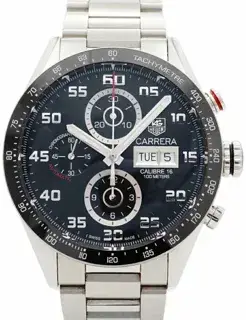 TAG Heuer TAG Heuer Carrera CV2A1R 43.5mm Stainless steel Black