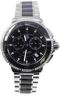 TAG Heuer TAG Heuer Formula 1 CAH1212 41mm Ceramic and Stainless steel and Diamond