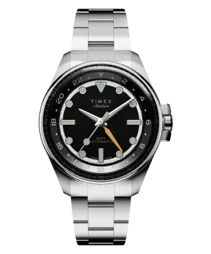 Timex Timex Atelier GMT24 M1a 40mm Swiss Made Automatic Stainless Steel Bracelet