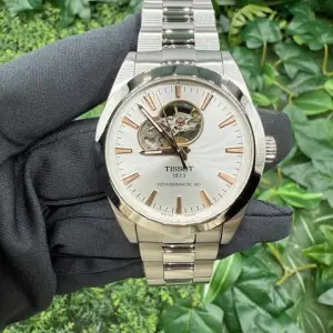 Tissot Tissot GentlemanPowermatic 80 Open Heart T1274071103101 See-through Caseback Automatic Movement