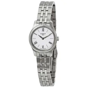 Tissot TissotTradition Thin White Dial Ladies Watch T0630091101800