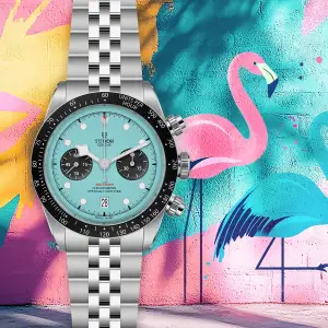 Tudor Black Bay Chrono Flamingo Blue