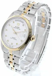 Tudor Tudor Prince 76213 35mm Yellow gold and Stainless steel Silver