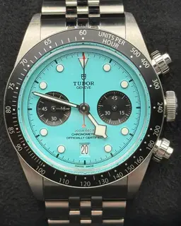 Tudor Tudor Black Bay Chronograph 79360N 41mm Stainless steel Turquoise
